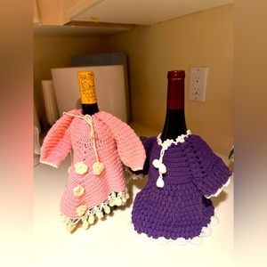 Handmade traditional Turkish wine cover!